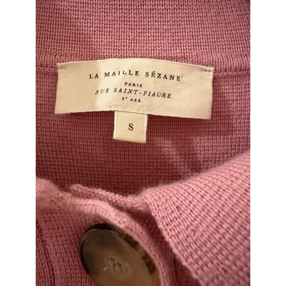 SEZANE Betty Cardigan Women's Size S Pink - Picture 4 of 7